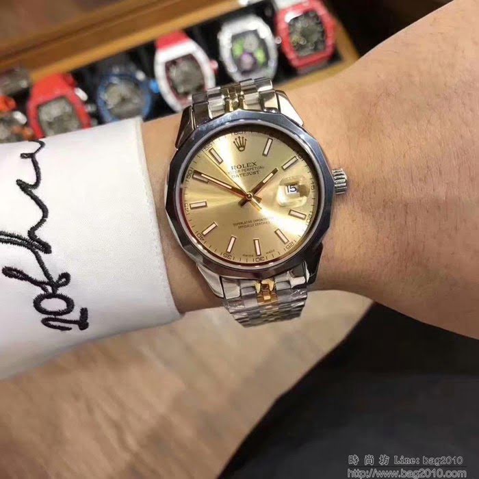 ROLEX勞力士 最新款式 經典傳奇 進口西鐵城 全自動機械機芯 精品 男士腕表  wssb4796